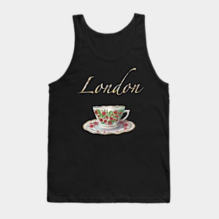 London Tea Cup Tank Top